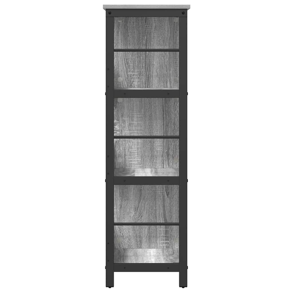 Estante de libros Gris Sonoma 102 x 32 x 104,5 cm