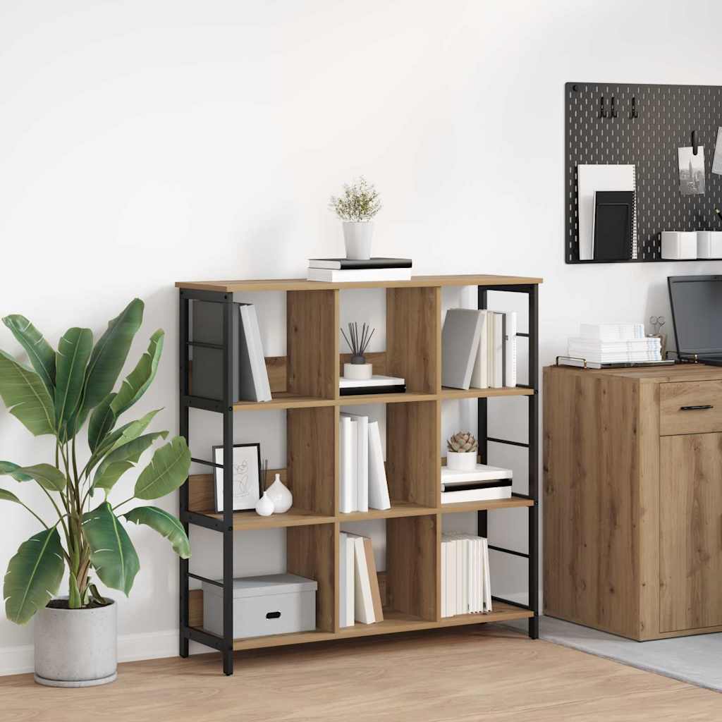 Sonoma Grey Bookcase 102 x 32 x 104.5 cm