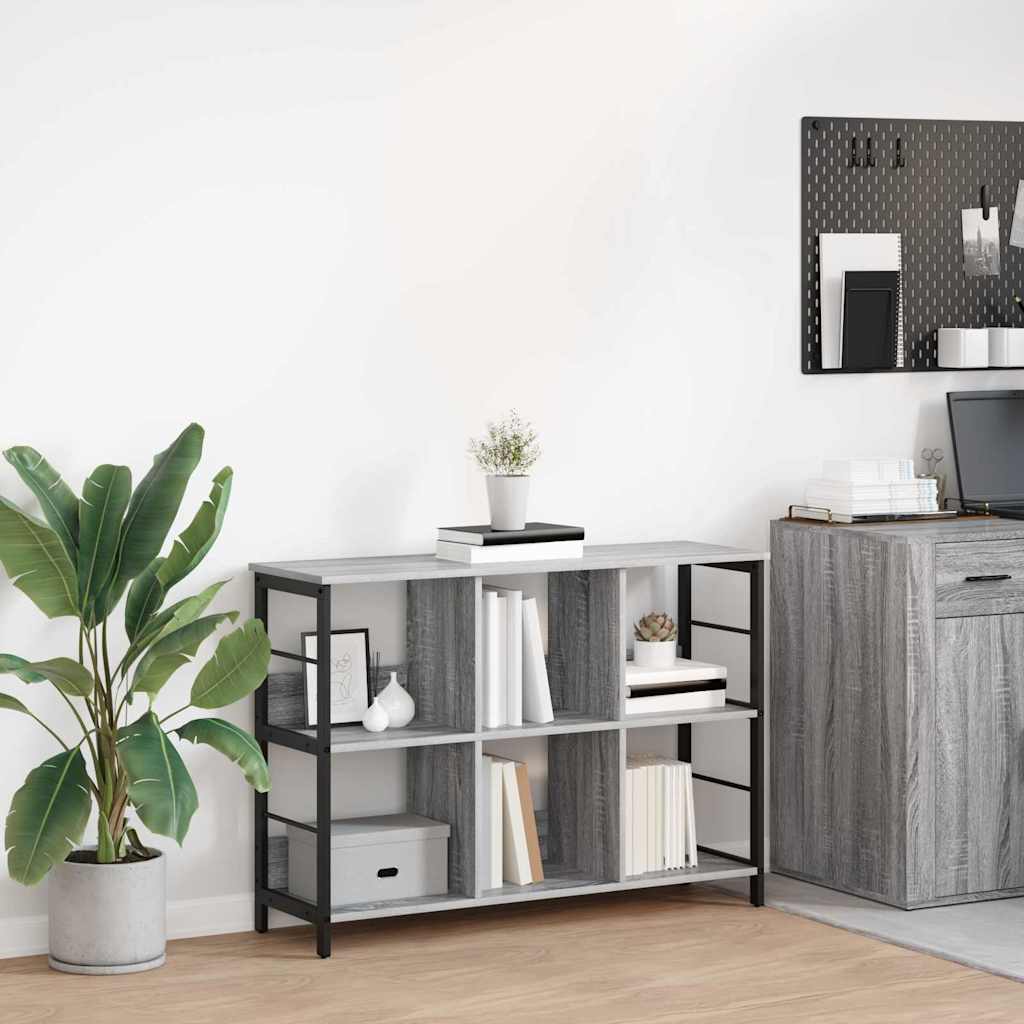 Sonoma Grey Bookcase 102 x 32 x 104.5 cm