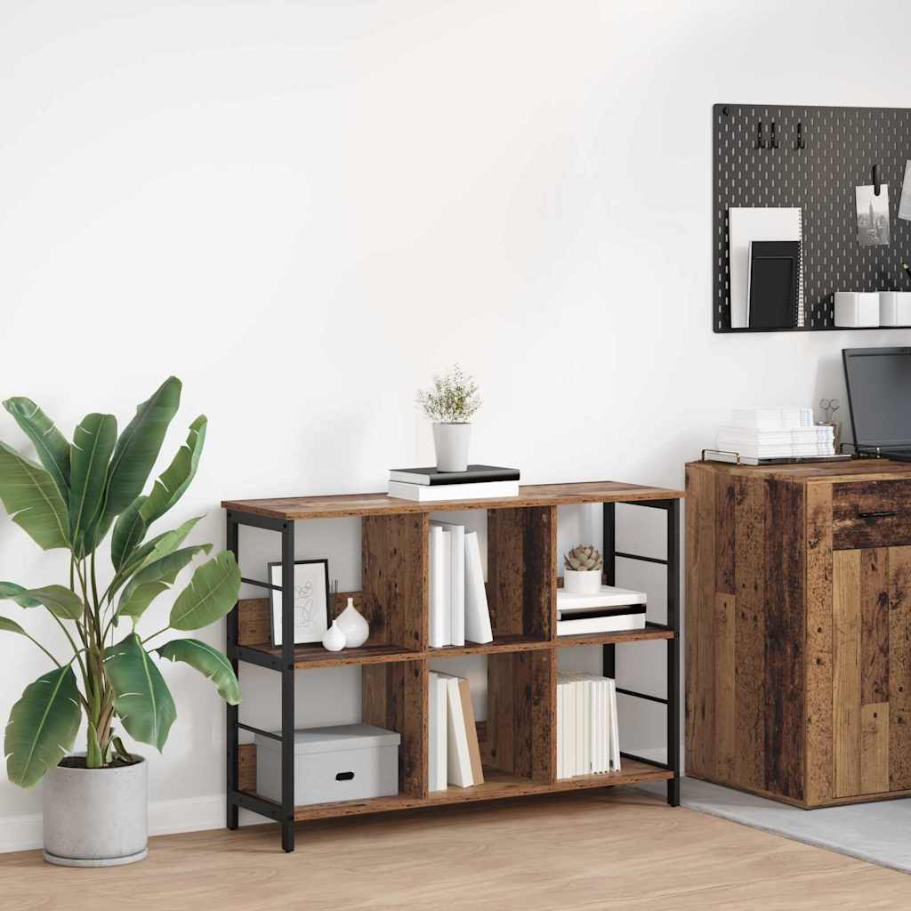 Sonoma Grey Bookcase 102 x 32 x 104.5 cm