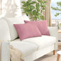 Sofa Cushions 2 pcs Yellow 120 x 40 cm Corduroy Fabric