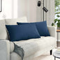 Sofa cushions 2 pcs 120 x 40 cm fabric