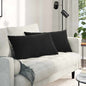 Sofa Cushions 2 pcs Yellow 120 x 40 cm Corduroy Fabric