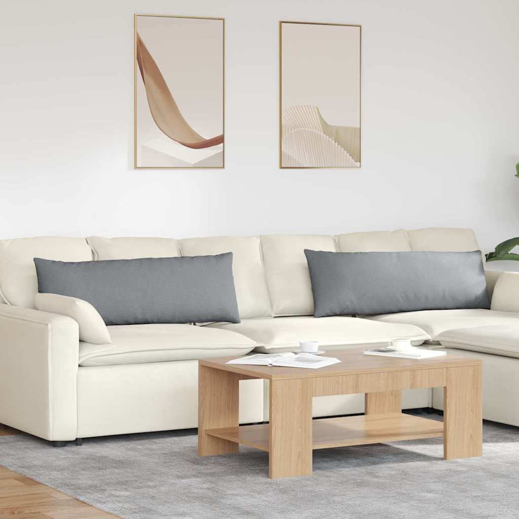 Almofadas de sofá 2 pçs 120 x 40 cm tecido