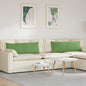 Sofa Cushions 2 pcs Yellow 120 x 40 cm Corduroy Fabric