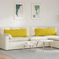 Almofadas de Sofá 2 unidades Amarelo 120 x 40 cm Tecido de Veludo Cotelê