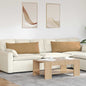 Sofa Cushions 2 pcs Yellow 120 x 40 cm Corduroy Fabric