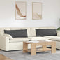 Sofa Cushions 2 pcs Light Yellow 120 x 40 cm Corduroy Fabric