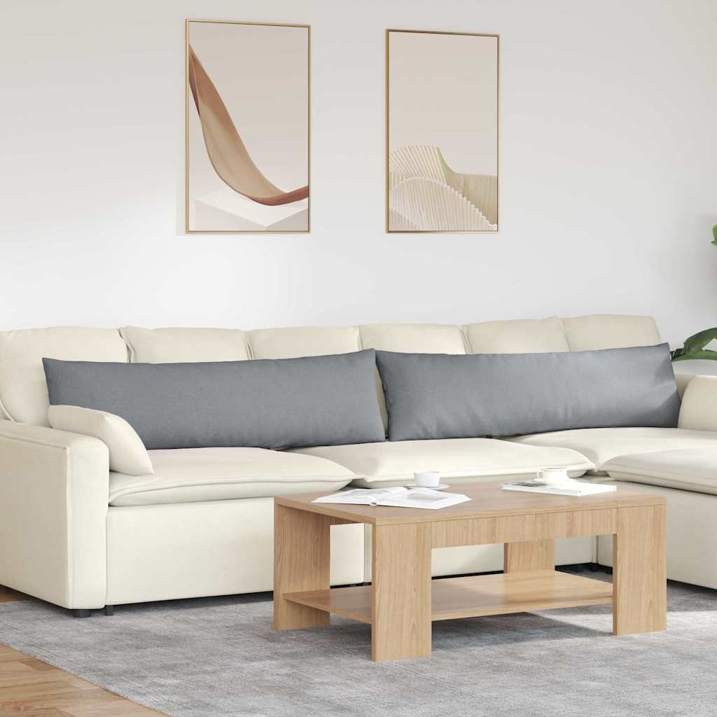 Almofadas de sofá 2 pçs 120 x 40 cm tecido
