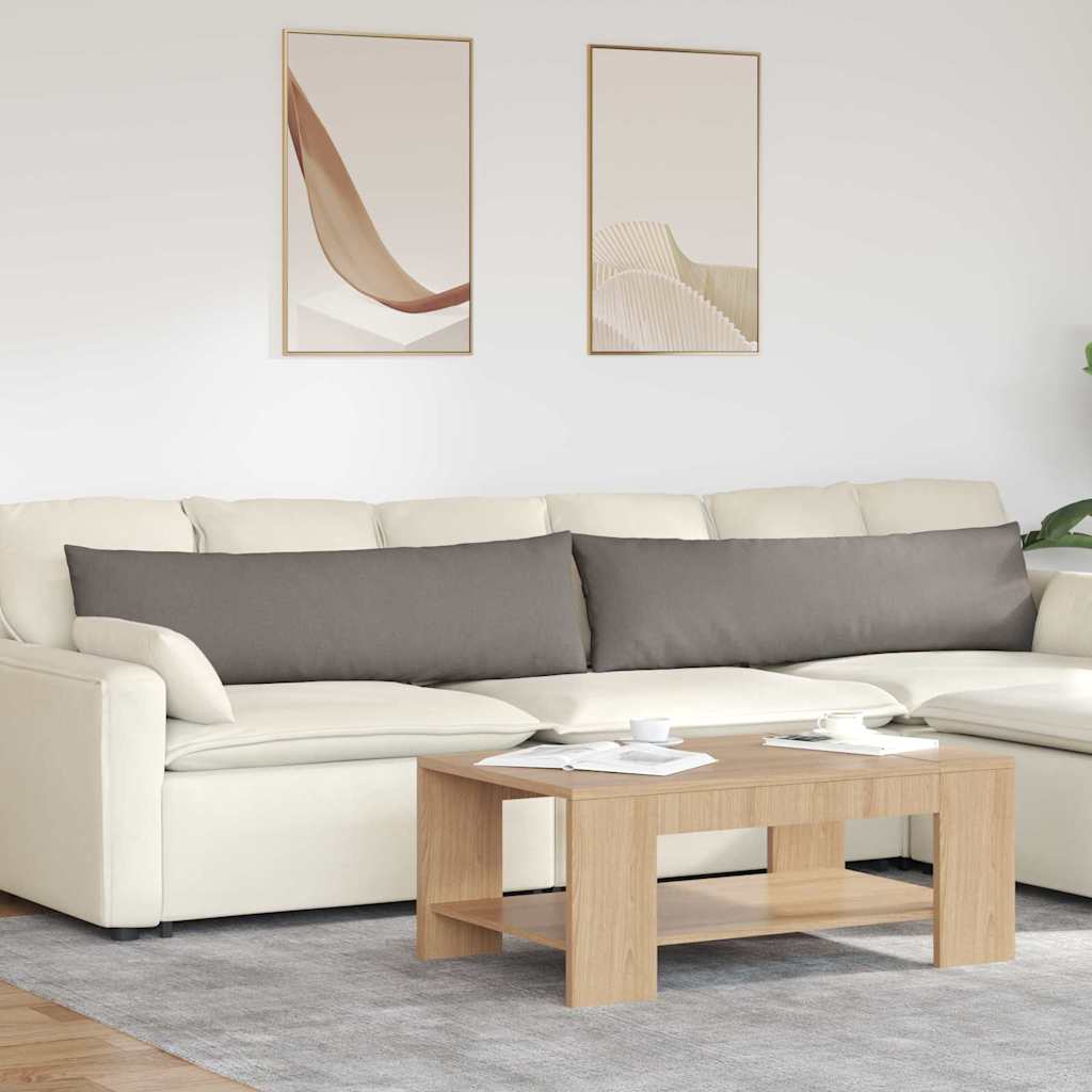 Almofadas de sofá 2 pçs 120 x 40 cm tecido
