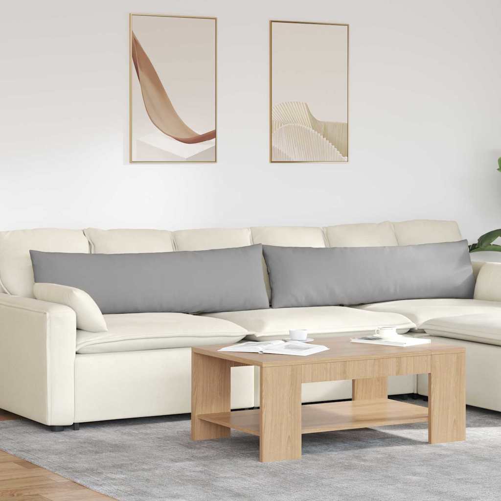 Almofadas de sofá 2 pçs 120 x 40 cm tecido