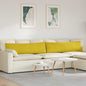 Almofadas de Sofá 2 unidades Amarelo 120 x 40 cm Tecido de Veludo Cotelê