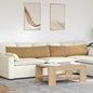 Sofa Cushions 2 pcs Yellow 120 x 40 cm Corduroy Fabric