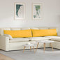 Sofa Cushions 2 pcs Light Yellow 120 x 40 cm Corduroy Fabric