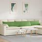 Sofa Cushions 2 pcs Yellow 120 x 40 cm Corduroy Fabric