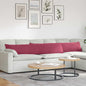 Sofa Cushions 2 pcs Yellow 120 x 40 cm Corduroy Fabric