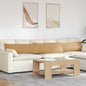 Sofa Cushions 2 pcs Yellow 120 x 40 cm Corduroy Fabric