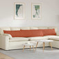 Sofa Cushions 2 pcs Light Yellow 120 x 40 cm Corduroy Fabric
