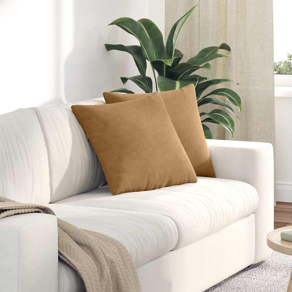 Sofa Cushions 2 pcs Yellow 120 x 40 cm Corduroy Fabric