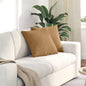 Sofa Cushions 2 pcs Yellow 120 x 40 cm Corduroy Fabric