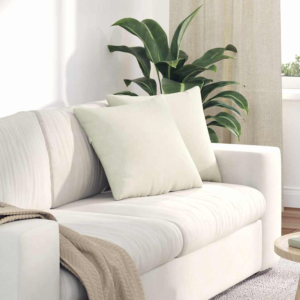 Sofa Cushions 2 pcs Yellow 120 x 40 cm Corduroy Fabric