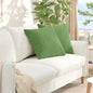 Sofa Cushions 2 pcs Yellow 120 x 40 cm Corduroy Fabric