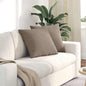Sofa Cushions 2 pcs Beige 120 x 40 cm fabric