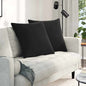 Sofa Cushions 2 pcs Yellow 120 x 40 cm Corduroy Fabric