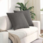 Sofa Cushions 2 pcs Light Yellow 120 x 40 cm Corduroy Fabric