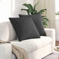 Sofa Cushions 2 pcs Light Yellow 120 x 40 cm Corduroy Fabric