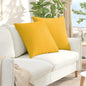 Sofa Cushions 2 pcs Light Yellow 120 x 40 cm Corduroy Fabric
