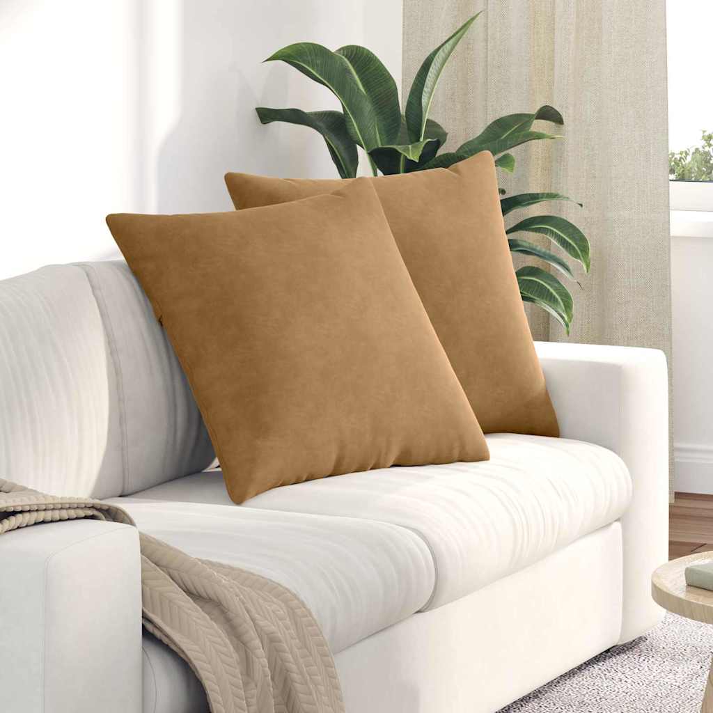 Sofa Cushions 2 pcs Yellow 120 x 40 cm Corduroy Fabric