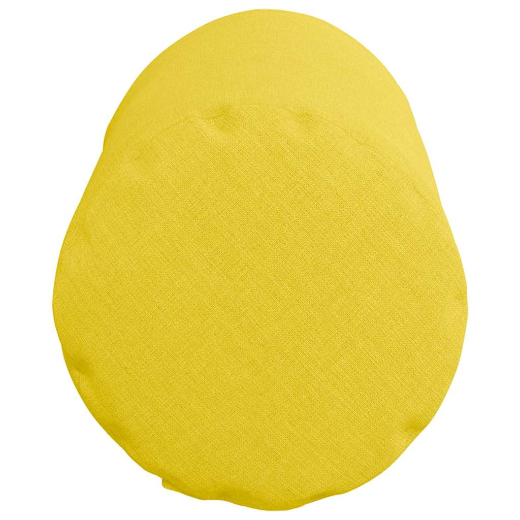 Cojines Bolster 2 pcs Amarillo Claro Ø 15 x 40 cm tela