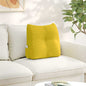 Cojín de Espalda Amarillo 100 x 24 x 50 cm Terciopelo