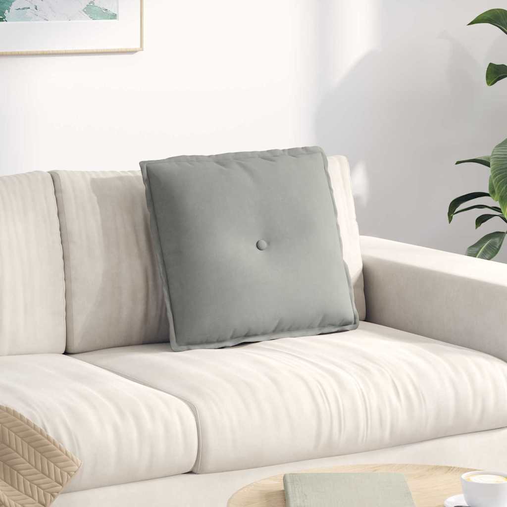 Cojín de Espalda Beige 100 x 50 cm Tela de microfibra