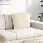 Beige Back Cushion 100 x 50 cm Microfiber fabric