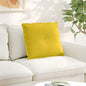 Cojín de Espalda Amarillo 100 x 50 cm Tela de pana