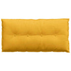 Cojín de Espalda Amarillo Claro 100 x 50 cm Tela de pana