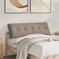 Beige Back Cushion 100 x 50 cm Microfiber fabric