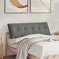 Beige Back Cushion 100 x 50 cm Microfiber fabric
