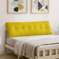 Cojín de Espalda Amarillo 100 x 50 cm Tela de pana