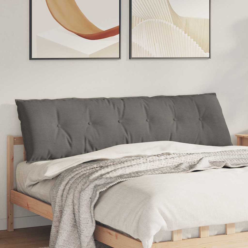 Cojín de Espalda Amarillo Claro 100 x 50 cm Tela de pana