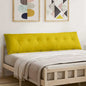 Cojín de Espalda Amarillo 100 x 50 cm Tela de pana