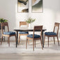 Cojines para asiento 4 pcs Amarillo Claro 40 x 40 cm
