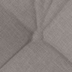 Cojines para asiento 4 pcs Taupé 45 x 45 x 12 cm tela