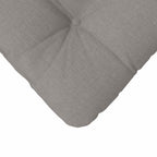 Cojines para asiento 4 pcs Taupé 45 x 45 x 12 cm tela