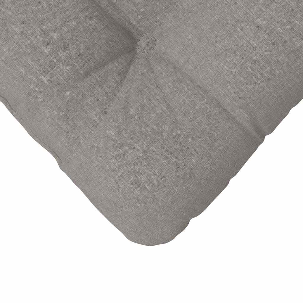 Cojines para asiento 4 pcs Taupé 45 x 45 x 12 cm tela