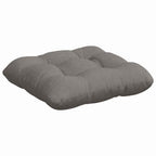 Cojines para asiento 4 pcs Taupé 45 x 45 x 12 cm tela