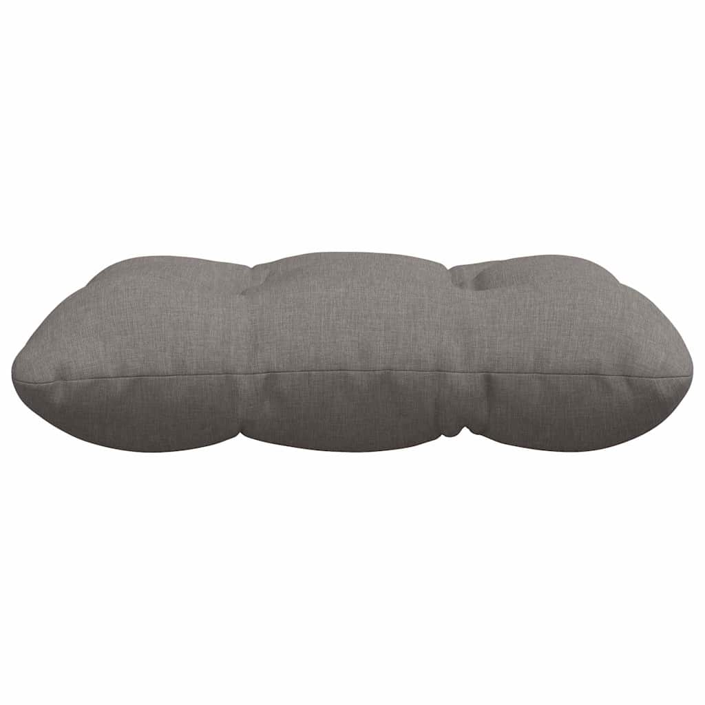 Cojines para asiento 4 pcs Taupé 45 x 45 x 12 cm tela