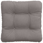 Cojines para asiento 4 pcs Taupé 45 x 45 x 12 cm tela